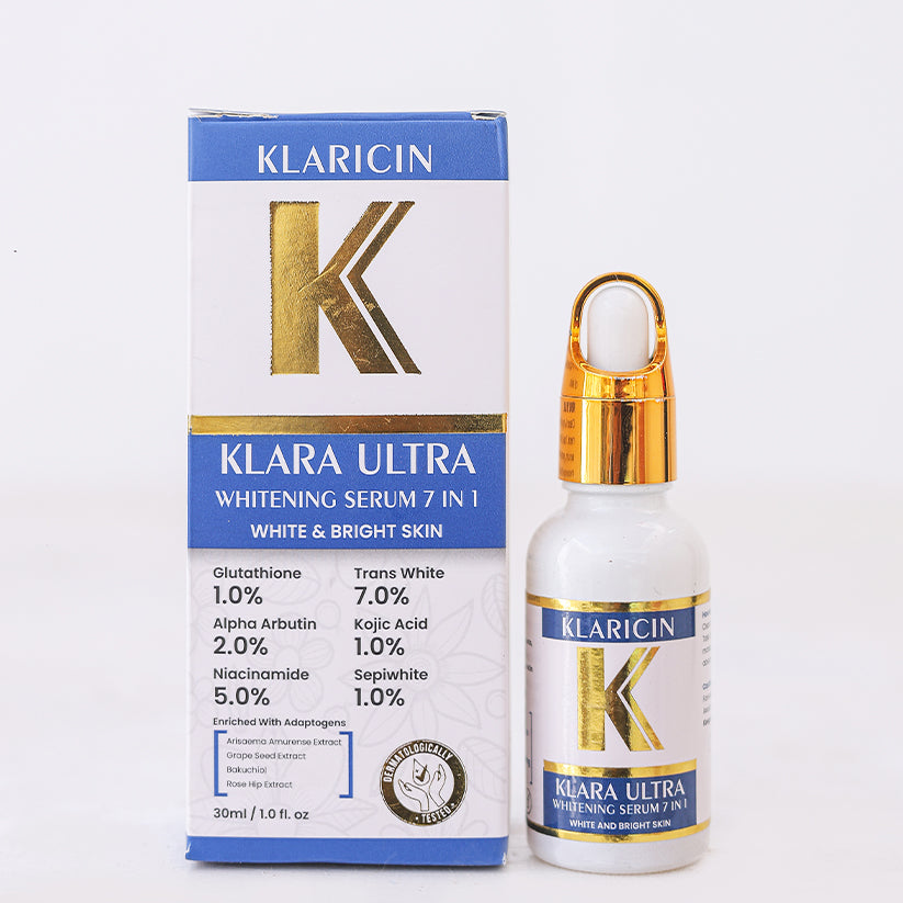 Klara Ultra Whitening Serum 7 in 1 (Multi Action Whitening and Brightening Serum)