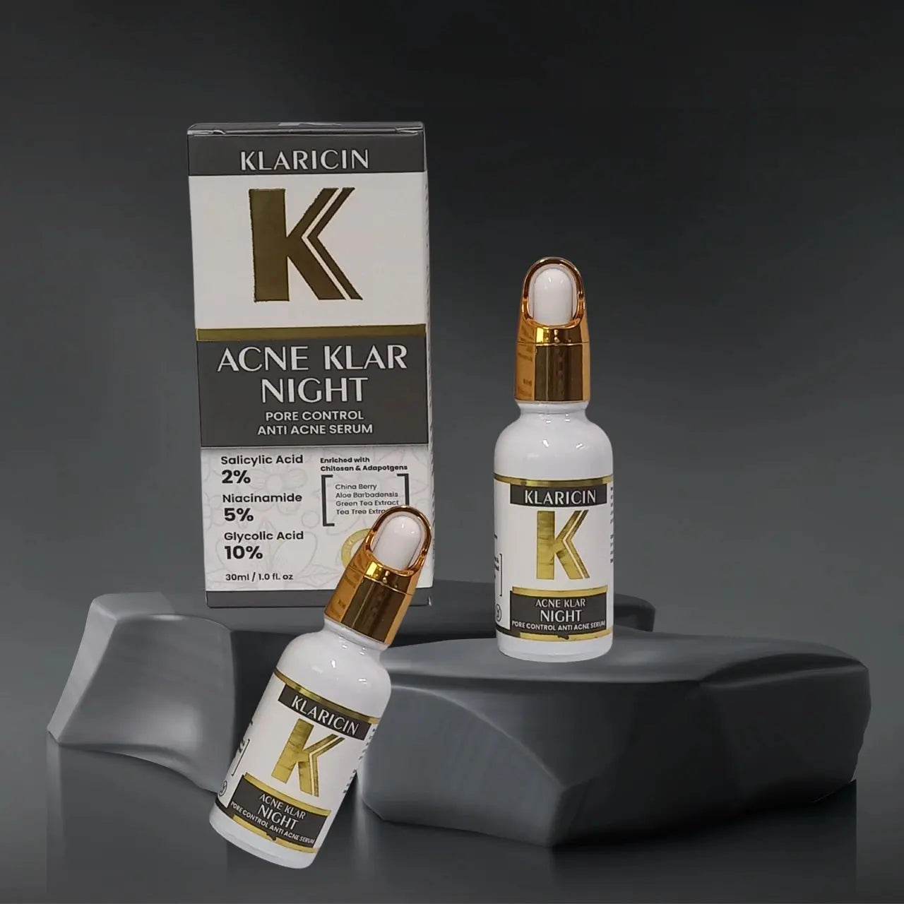 Acne Klar Night (Anti-Acne Pore Minimizing Serum) Klaricin