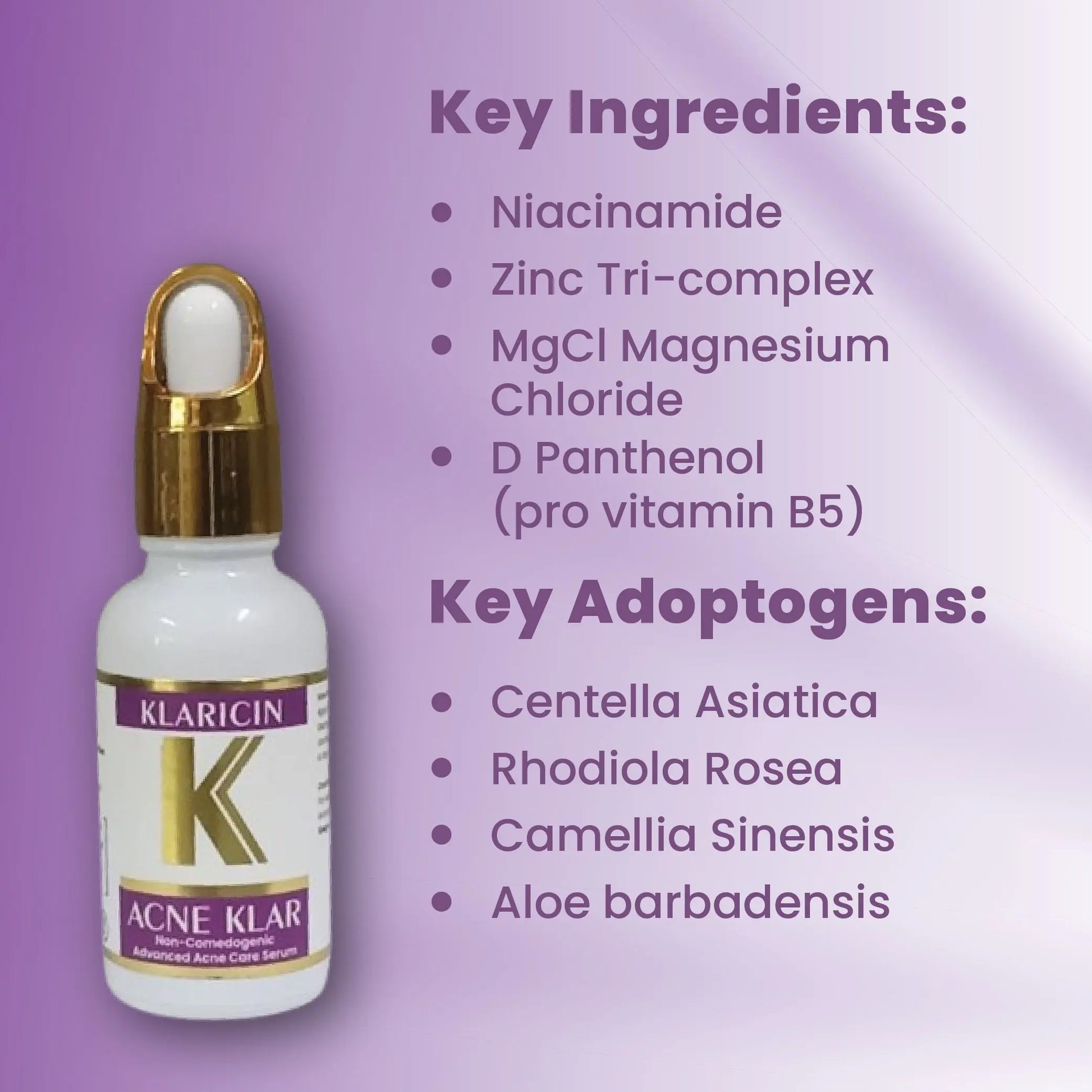 Acne Klar (Acne Care/Sebum Control Serum) Klaricin