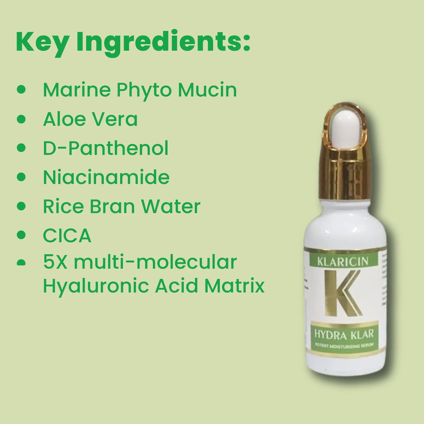 Hydra Klar (Potent Deep Moisturizing Serum) Klaricin