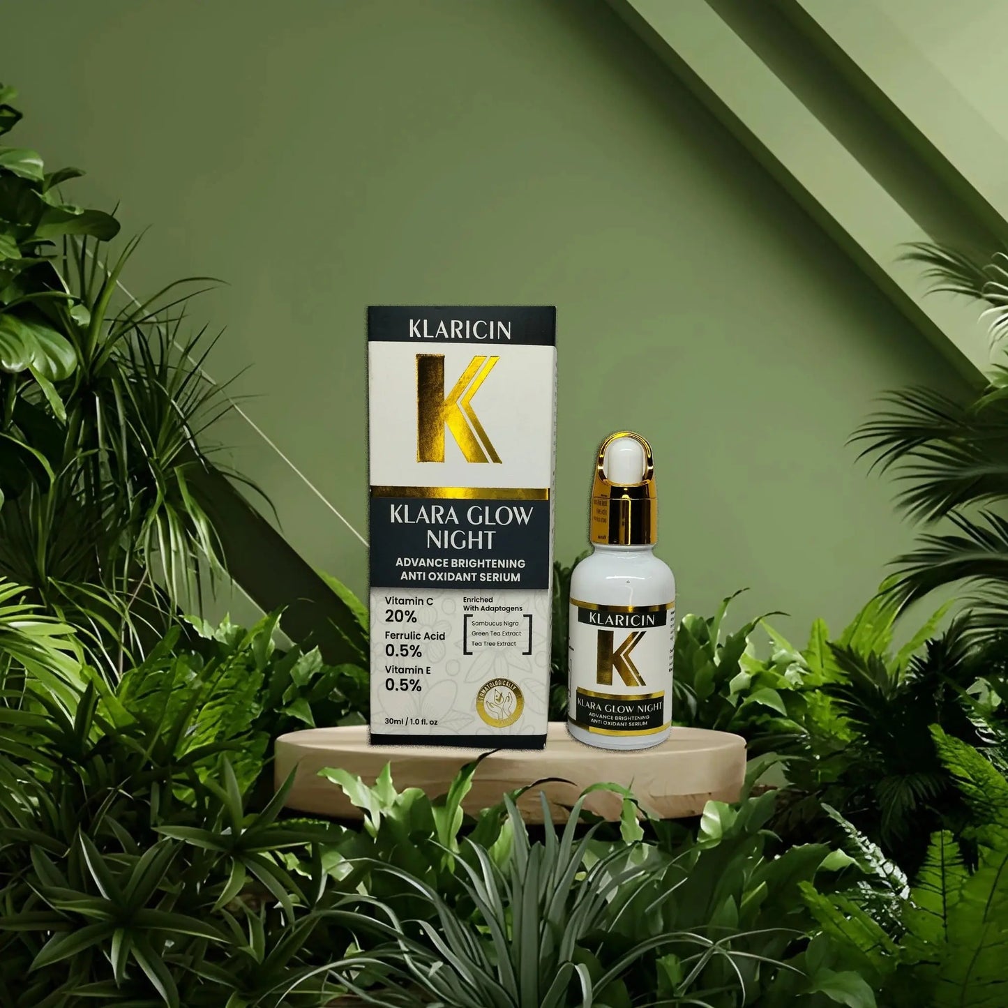 Klara Glow Night (Potent Encapsulated Glow and Repair Night Serum) Klaricin